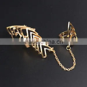 Alli Express Geometry Triangle Rings Engagement Ring thumbnail-4