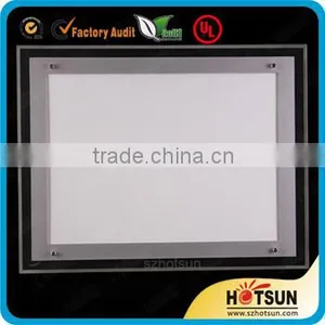 Wall Mounted or Counter Top a4 Acrylic Picture Frame Led Light Box thumbnail-1