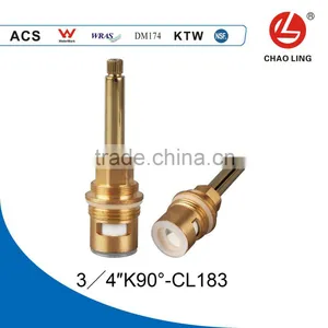 Quick Open 3/4 Brass Ceramic Disc Cartridge thumbnail-1