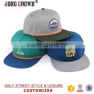 Cheap Flat Brim Custom 5 Panel Cap thumbnail-1