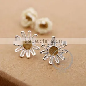 925 Sterling Solid Silver Leaf Branch Earring Stud Fashion Women Earring DIY Jewelry 6730607 thumbnail-1
