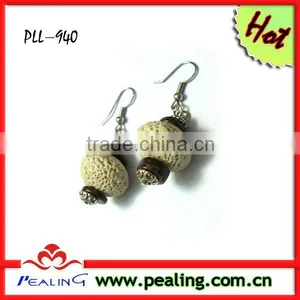 (PLL-941) Ivory Lava Earring China Supplier New Product thumbnail-1