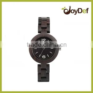 2016 Wooden Watches Wood Brand By Double Quartz Movements Alarm Digital Wooden Watches thumbnail-4