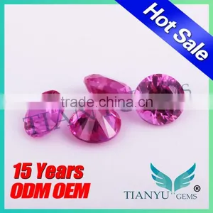 Wuzhou Wholesale Synthetic Diamonds 3# Ruby Gemstone, Synthetic Corundum Rough, Rough Ruby Corundum thumbnail-5