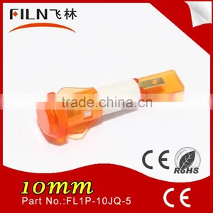 2015 Plastic High Light 10mm 230v Neon Mi-bulb Yellow Flashing Led Lights thumbnail-6