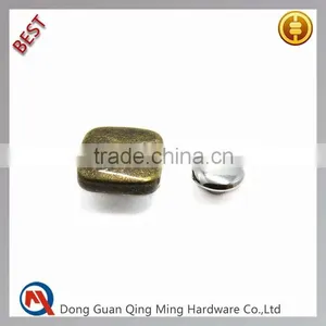 Fashion Decoration Custom Metal Rivet Logo thumbnail-1