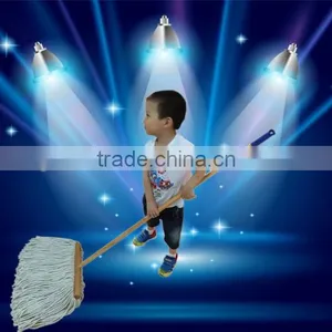 Eco-friendly Cotton Mop With Wood Handle thumbnail-1