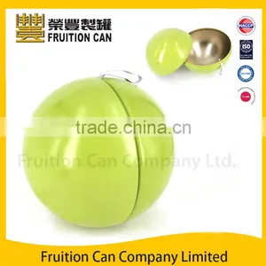 Large Round Ball Globe Tin Box Tin Can Metal Tin Box Use Cookie Tin Coffee Tin thumbnail-1