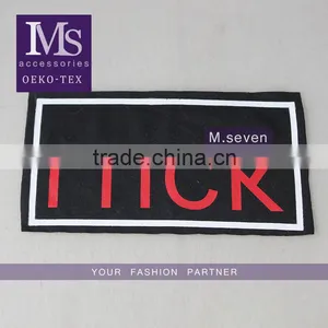 Wholesale 27.5*16cm Wide Embroidered Cotton Patches for Letterman Jacket thumbnail-1