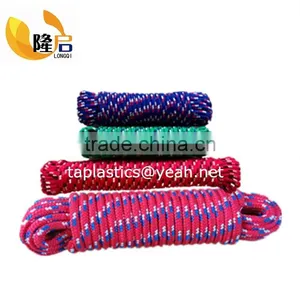 6mm Yellow,blue ,white ,red ,green Color 15 Meters 1/4 Nylon, pe , Polypropylene Rope Clothesline Rope thumbnail-3