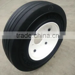 High Quality Baggage Cargo Solid Tyres 4.00-8 on Rims for Airport thumbnail-5