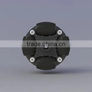 38mm(1.5 Inch) Double Plastic Assemble Robot Wheel 14184 thumbnail-1