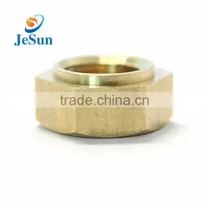 Made in China Hex Brass Nut,cnc Brass Lathe Turning thumbnail-2