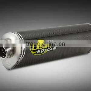 For KAWASAKI ZX-10R 2004-2005 Motorcycle Exhaust Pipe LASER HotCam DS Slip-on Muffler + Cat. thumbnail-1