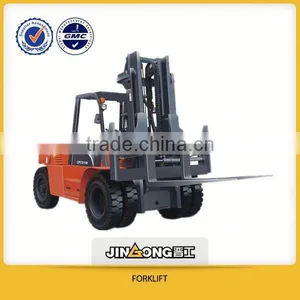 Clamp Forklift Truck for Sale CPCD100 With 3-stage Mast and Japan ISUZU Engine thumbnail-1