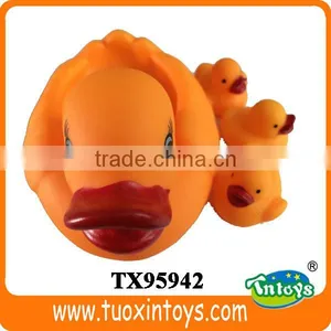Duck Sun Toys, Yellow Duck Toy, Pink Floating Toy Rubber Ducks thumbnail-3