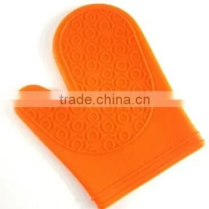 Non Slip Heat Resistant Silicone Gloves With Cotton thumbnail-1