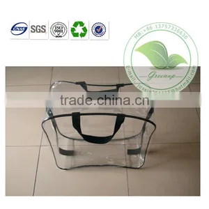 2014 New Pattern Transparent PVC Tote Bag With Zipper For Sale thumbnail-1