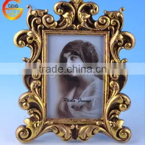 White Carved Resin Made Digital Photo Frame thumbnail-4