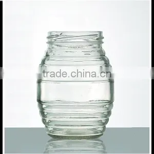 Honeycomb Shape Glass Honey Jar With Tap for Wholesale Online thumbnail-1