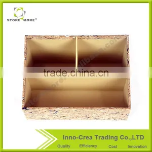 High Quality OEM Durable 3mm MDF+Cork Desk Supplies Organizer thumbnail-4