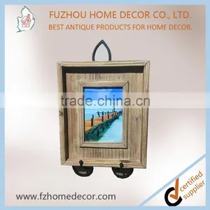 2017 Hot Seller Adjustable Wood Photo Frame With Metal Stand for Wholesale thumbnail-6