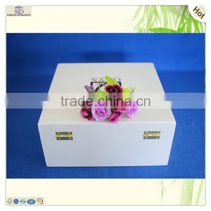 Decorating Lighted Plain Craft Wooden Pen Box thumbnail-4