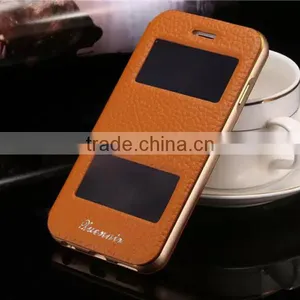 Anti-dust Classics Durable Flip PU Leather Mobile Phone Case For IPhone6 thumbnail-3