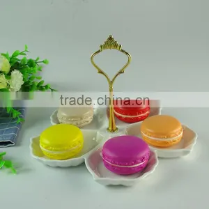 New Item Special Shape Porcelain Cake Stand With Handle for Weeding/party/daily Use thumbnail-1