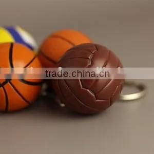 3D Mini Ball Shape Custom Keychain thumbnail-2
