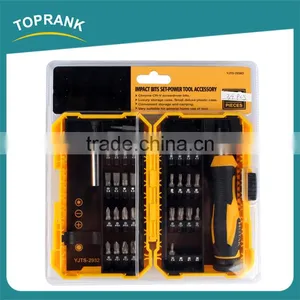 High Quality Power Tool Accessory Portable Chrome Cr-v Bit Set thumbnail-1