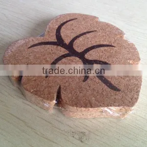 Waterproof 3d Leaf Cork Coaster thumbnail-1