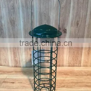 Green Steel Suet Roll Feeder Premium Flip Bird Feeder thumbnail-1