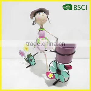 Metal Craft Garden Decorative Wrough Iron Flower Pot Stand thumbnail-1