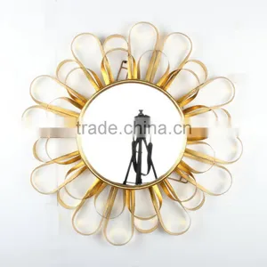 Antique Metal Frame Mirror Wall Mirrors Decorative thumbnail-3