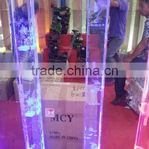 3D Laser Decorative Glass Pillars For Home Decoration thumbnail-1