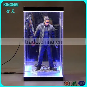 Fashion Elegant Design Clear Counter Top Acrylic Toy Display Case With Cover thumbnail-6