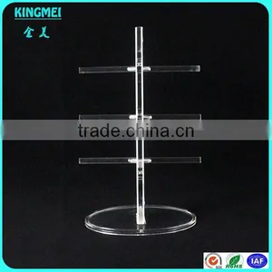 Hot 6 Tiers Acrylic Eyeglass Frame Stand 6 Step Glasses Display Riser Holder Perspex Glasses Display Stand Riser thumbnail-4