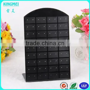 Hot New Products for 2015 3 Layers L-shaped Acrylic Jewelry Display Stand for Many Earrings thumbnail-3