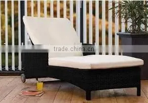 Outdoor Rattan Sunbed Rattan Lounge AY1177 thumbnail-1