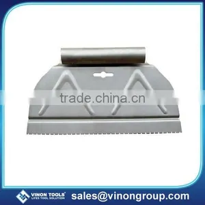 Heavy Duty Adhesive Spreader, Metal Spreader, High Quality Steel Spreader, Grout Spreader, Metal Scraper thumbnail-1
