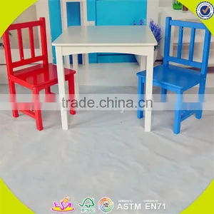 Wholesale Hot Wooden Study Table and Chairs Set,simple Style Kids Table and Chairs Set,top Sale Table and Chairs Set W08G223 thumbnail-4