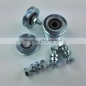 1.5 Inch U Groove Sliding Door Wheel Diameter 40mm Thickness 8mm Bearing 6901RS Groove "U" With M8x30 Bolt 408R-6901RS thumbnail-1