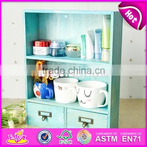 2017 New Products High Quality Wooden Desktop Shelf for Sale W08C173 thumbnail-2