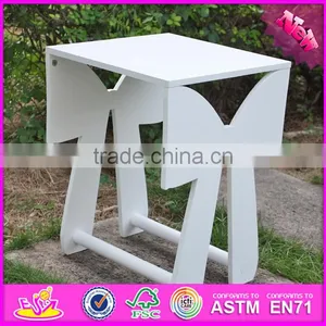 2016 New Design White Wooden Kids Play Table for Study W08G183 thumbnail-1
