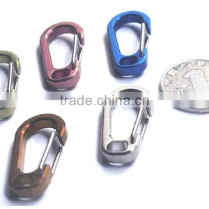 TK-1772 Titanium Alloy Mini Quick Release Snap Hook Keychain Carabiner thumbnail-1