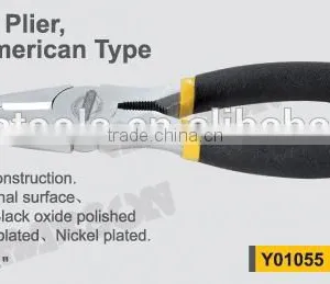 Professional Dipped PVC Handle Diagonal Cutting Pliers thumbnail-1