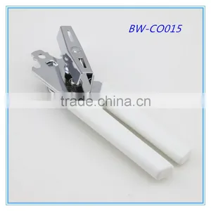 White Handle Nice Design Multifunction Manual Can Bottle Opener thumbnail-1