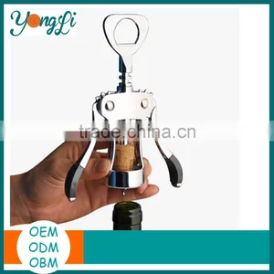 Bar Wine Accessories Wing Corkscrew Opener- Stainless Steel Beer Wine Bottle Opener thumbnail-2