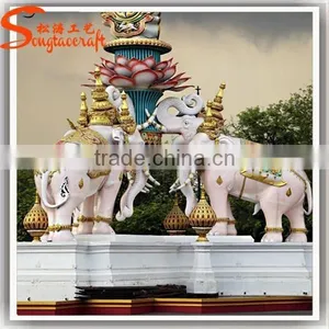 Manufacturing Latest Design of Stone Statue Artificial Fiberglass Statue Decorative Animal Statue thumbnail-1